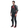 Dainese LAGUNA SECA 5 2PCS kombinéza černá/fluo-červená vel.64